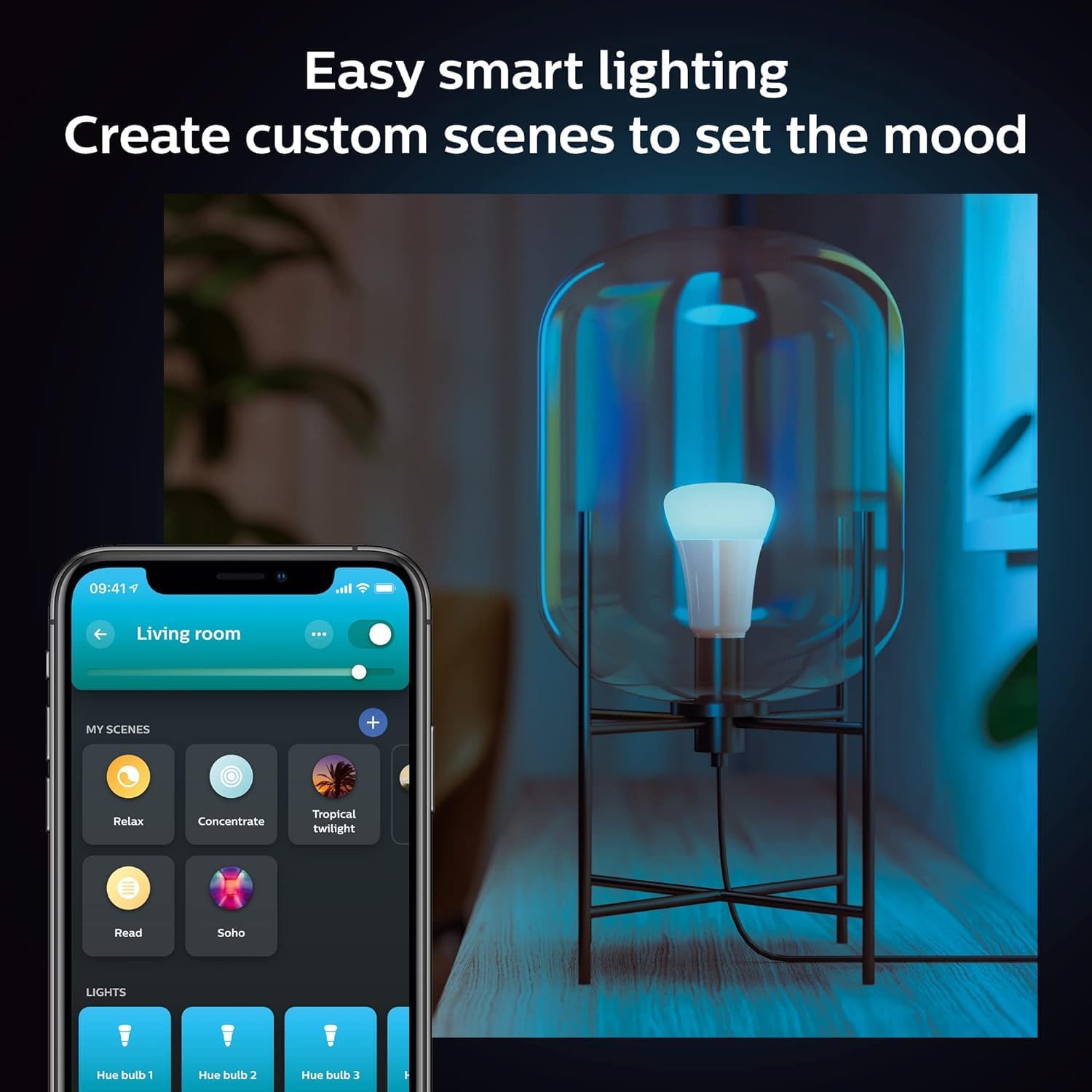 Philips Hue A19 LED Smart Light Bulb