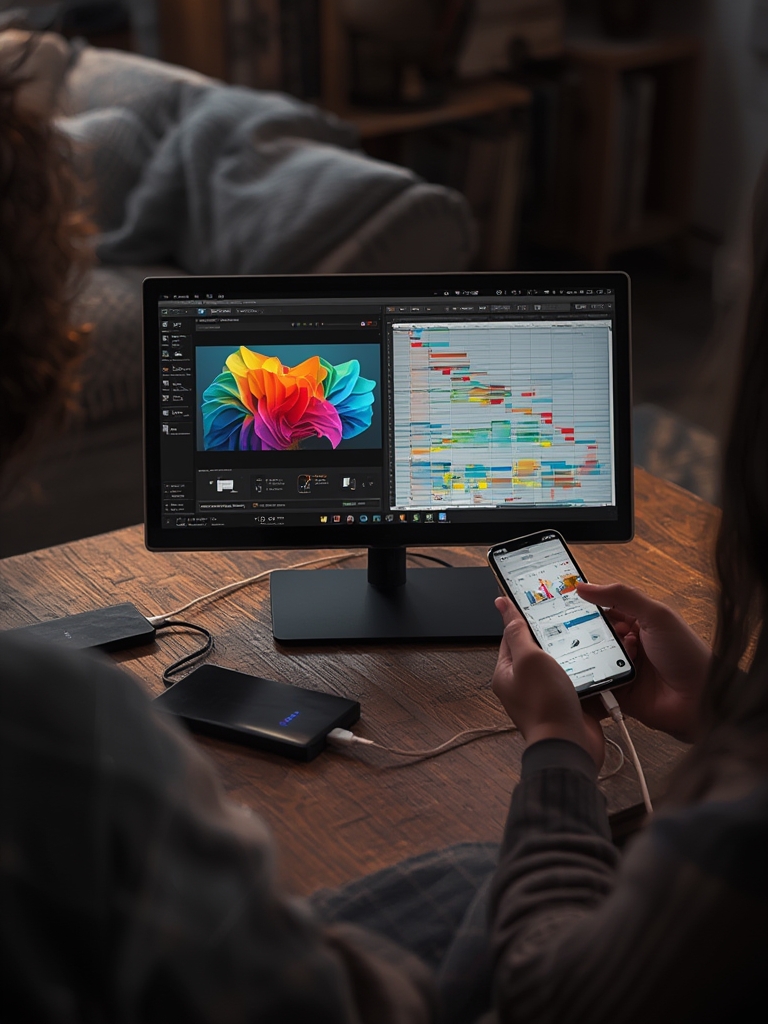 ZenScreen MB16AMTR in action