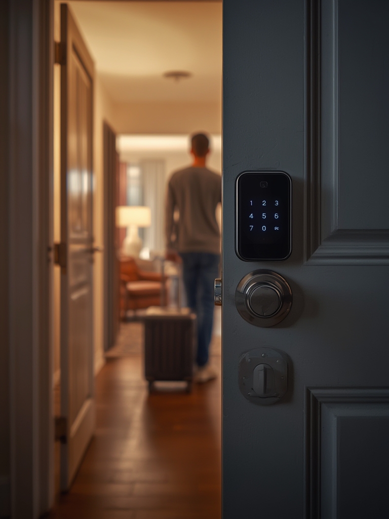 Schlage Encode lock in action