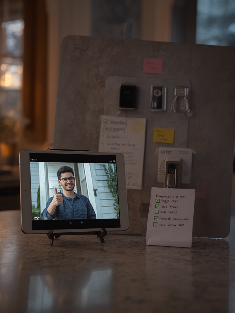 doordash girl ring doorbell video - Illustration 3