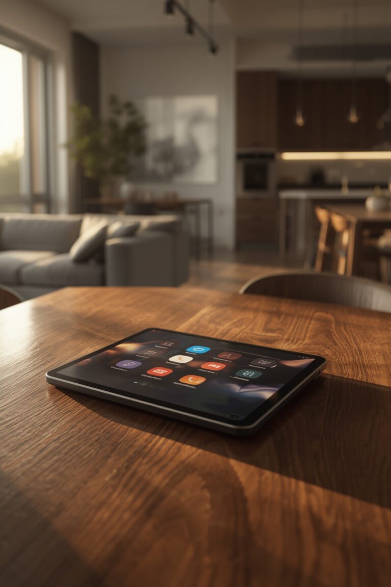 home assistant table top touch screen controller