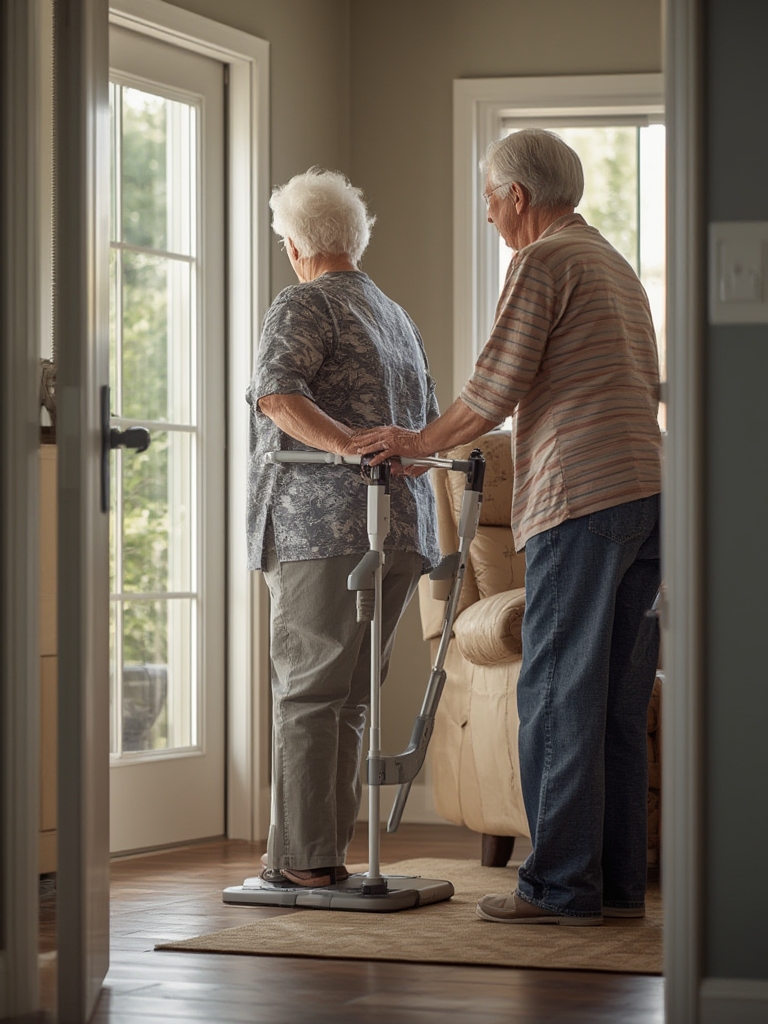 Stander Handy Handle in action