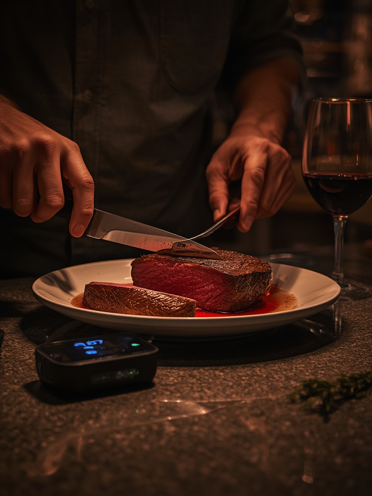 chef iq thermometer: 5-Step Ultimate Guide To Best Results 2 chef iq thermometer in action