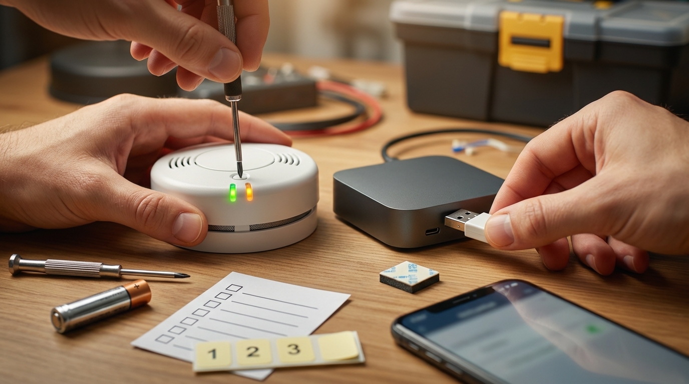 smoke co detector home assistant