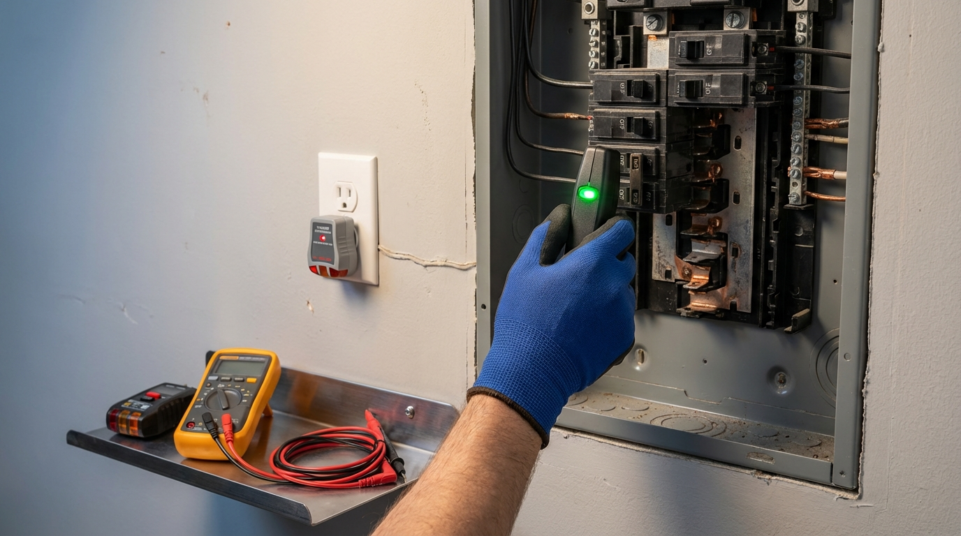 Klein breaker finder in action