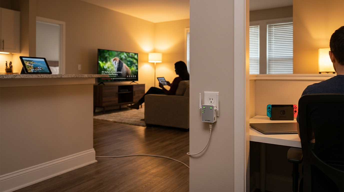 TP-Link RE215 in action