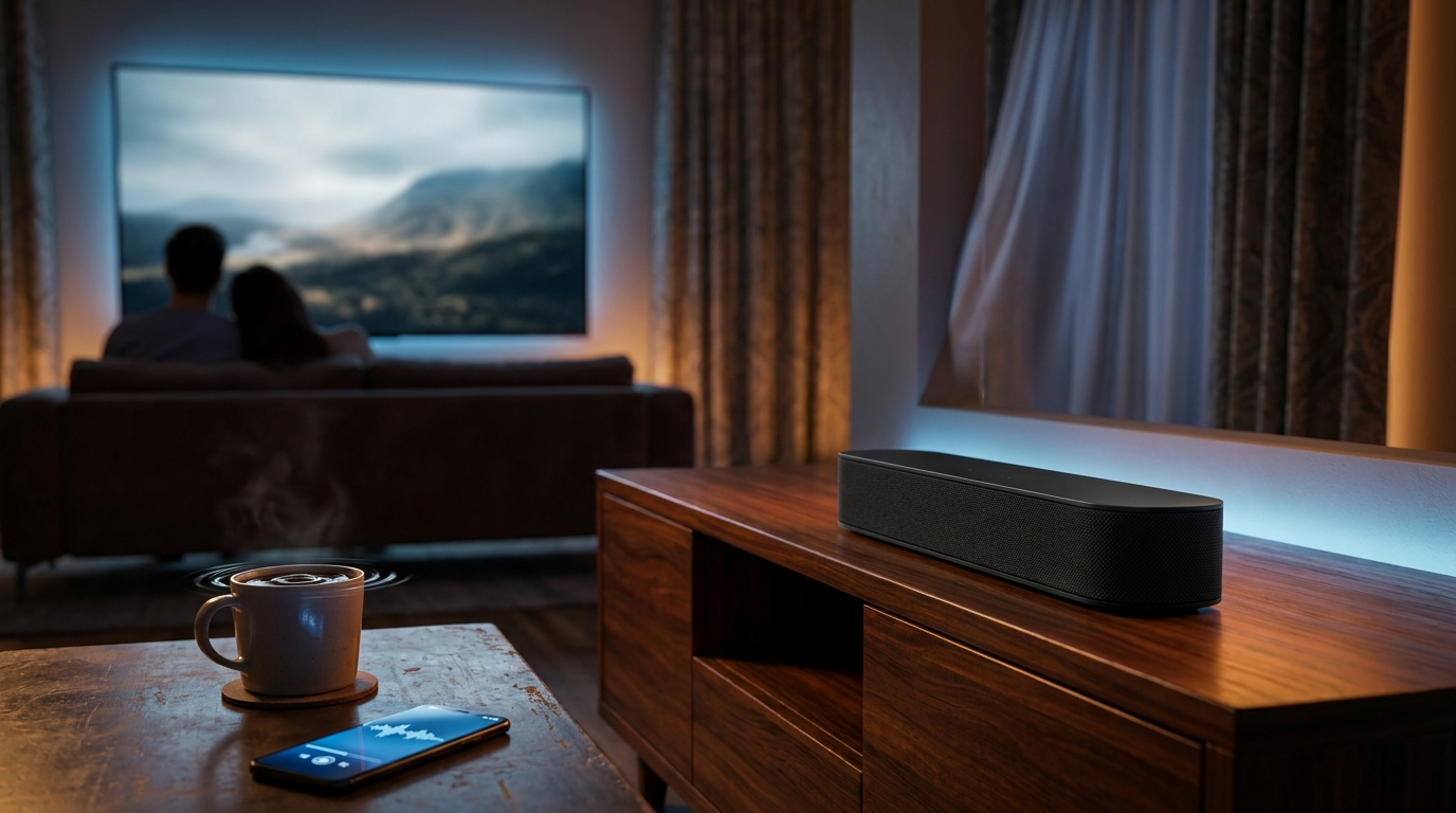 Fire TV Soundbar in action
