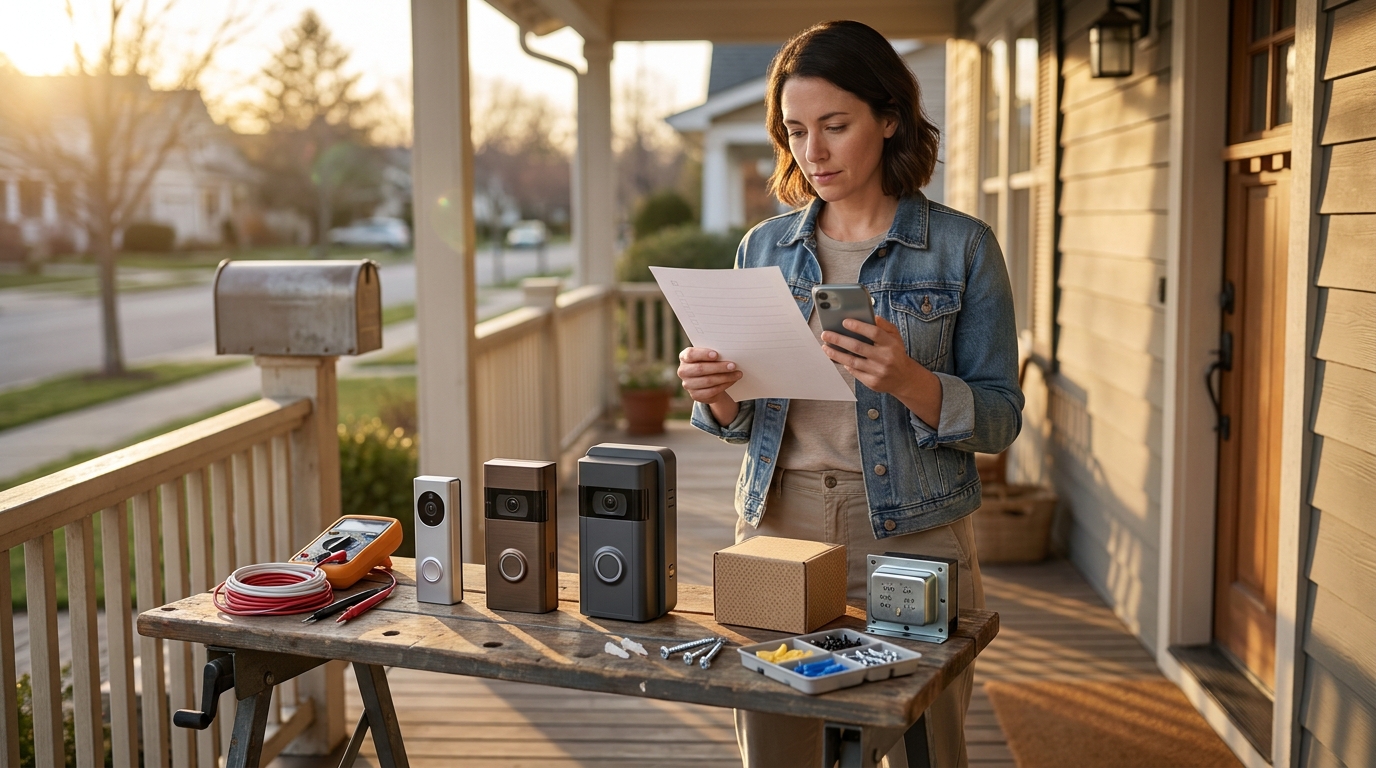 how to install ring video doorbell - Illustration 1