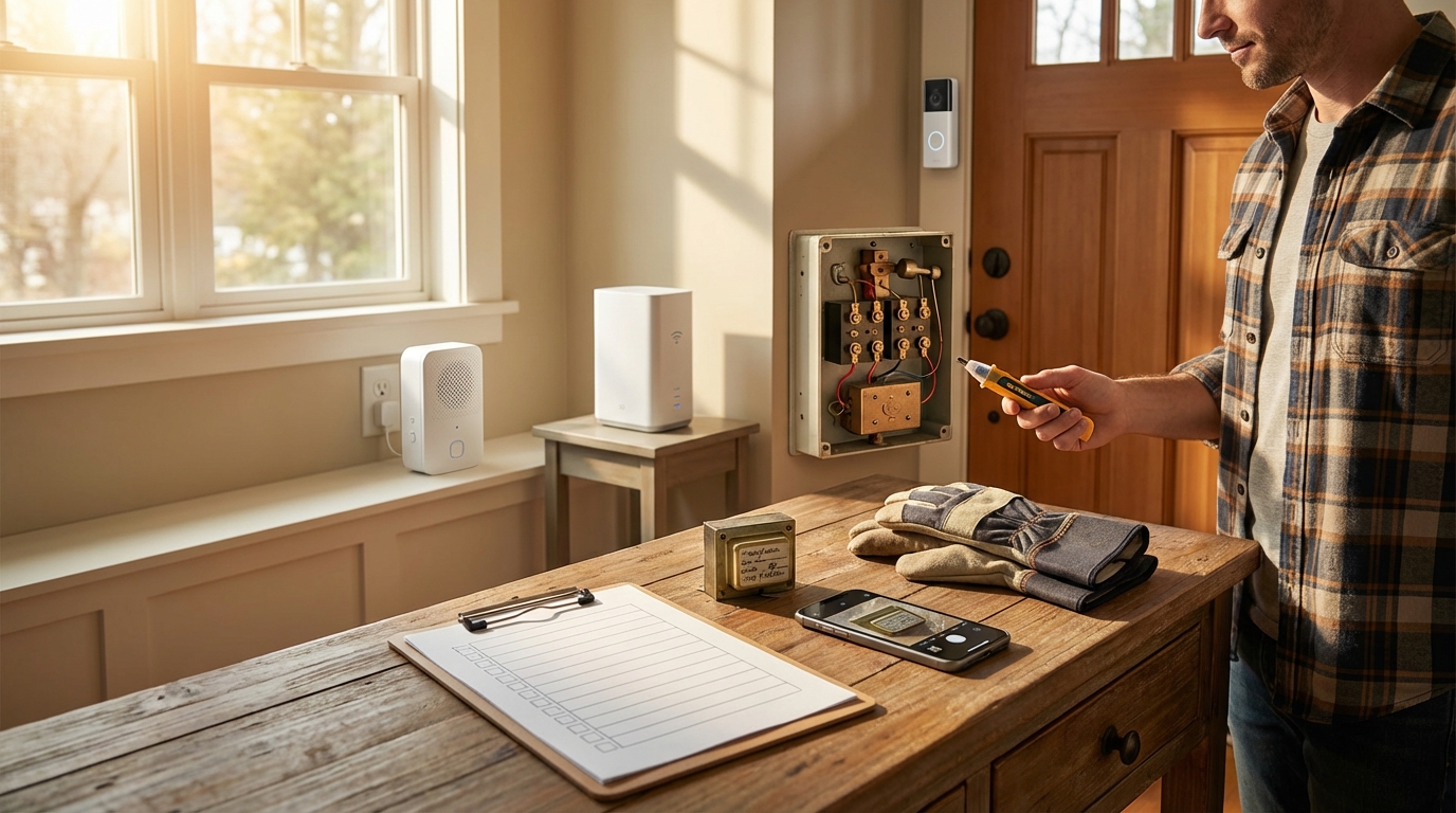 chimes for ring video doorbell - Illustration 1