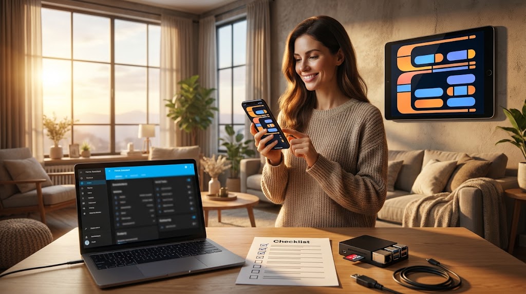 build lcars home assistant dashboard - Illustration 1