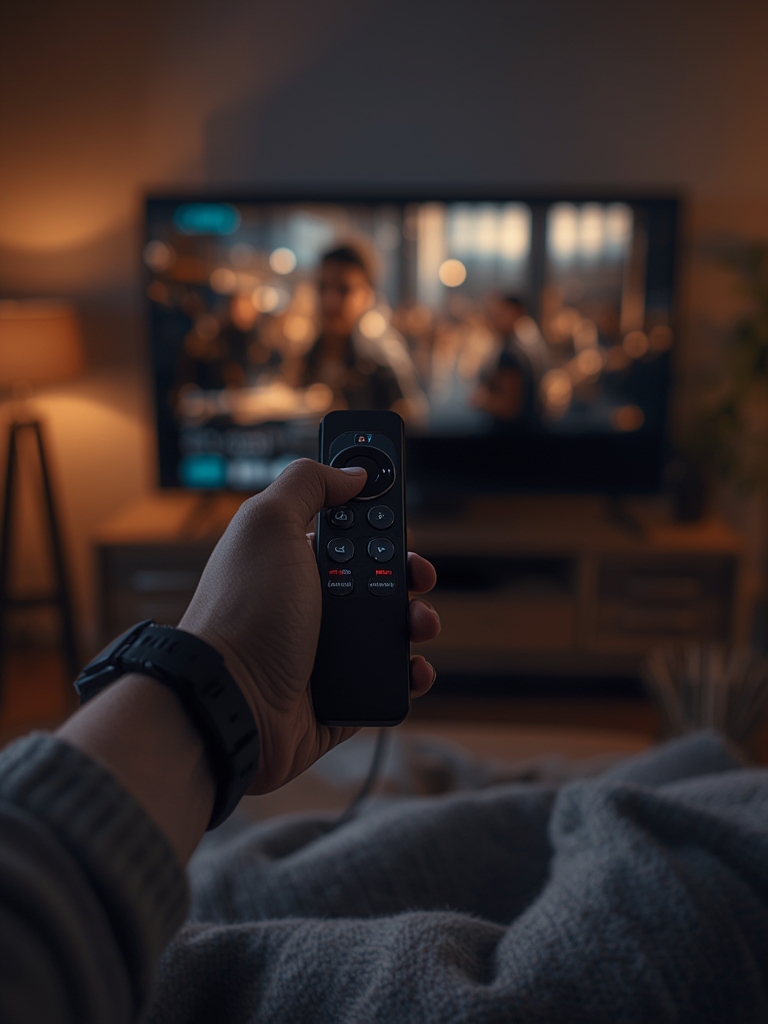 fire tv stick hd in action