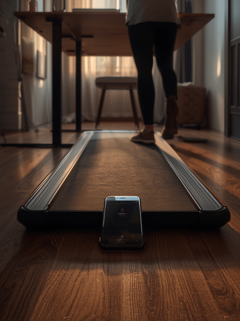 UREVO Strol treadmill in action