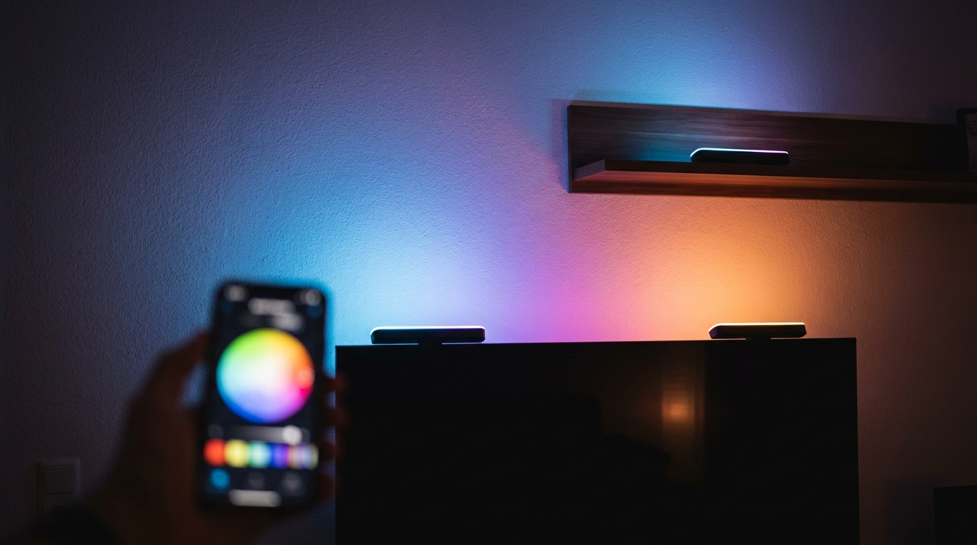 philips hue play in action