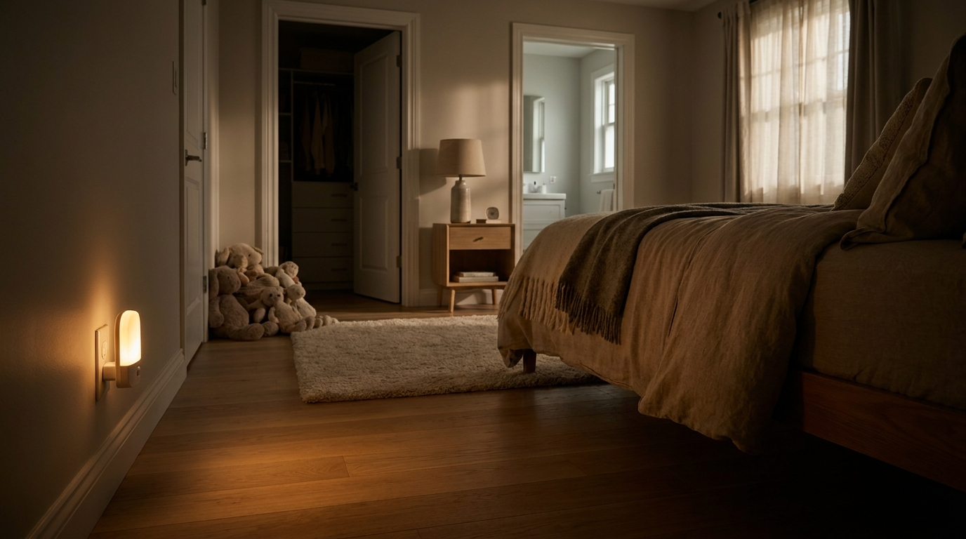 GE motion nightlight in action